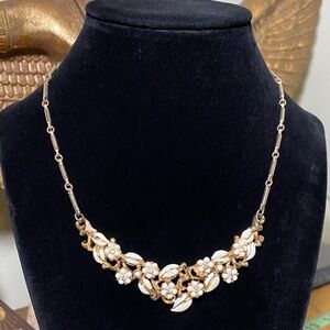 Vintage Coro Floral Necklace - Women Jewelry